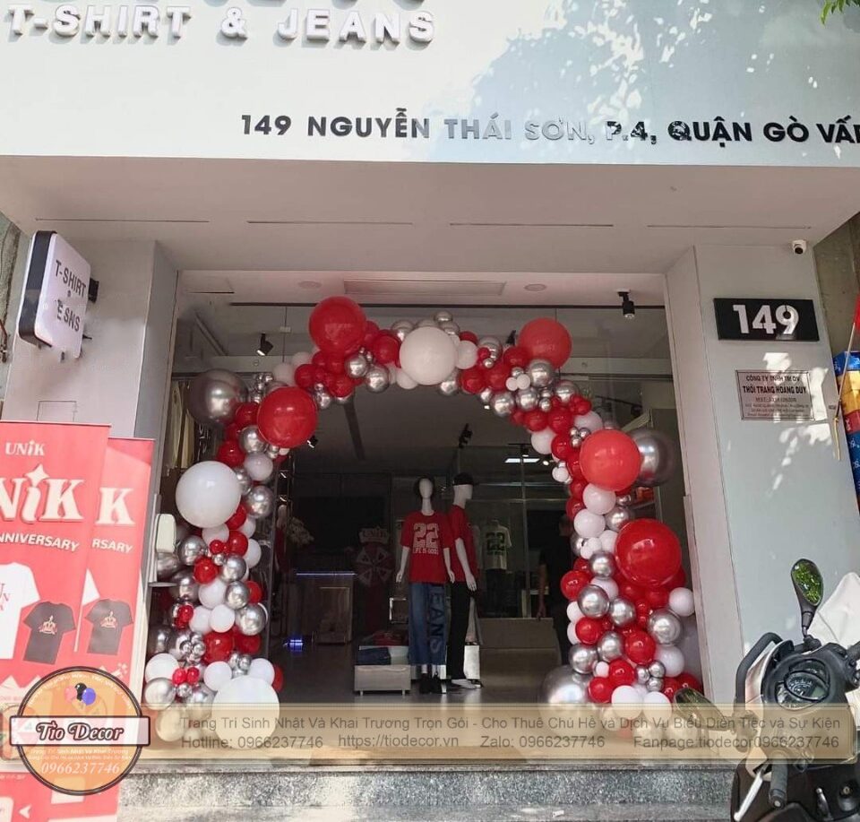 cổng freetyle khai trương cổng bong bóng khai trương