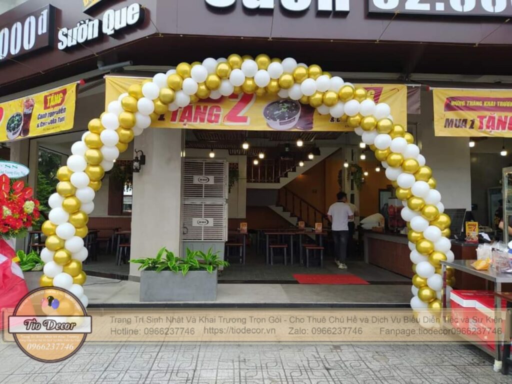 cổng bong bóng khai trương