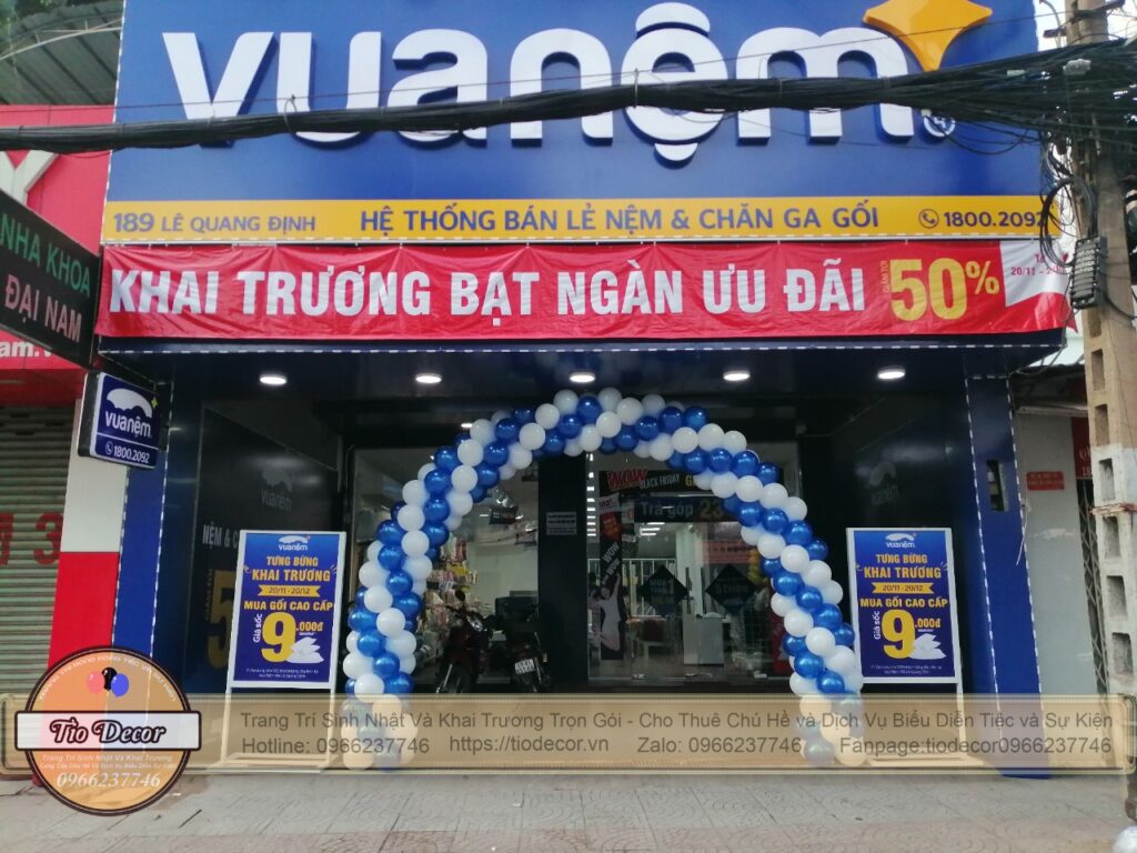 cổng bong bóng khai trương