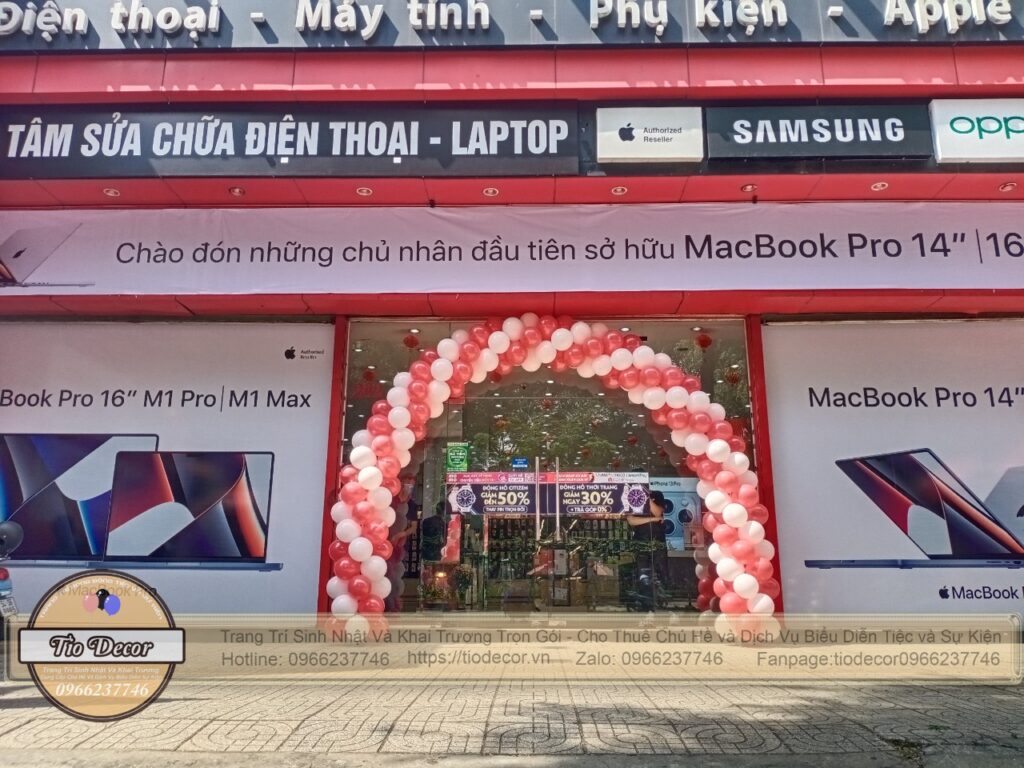 cổng bong bóng khai trương