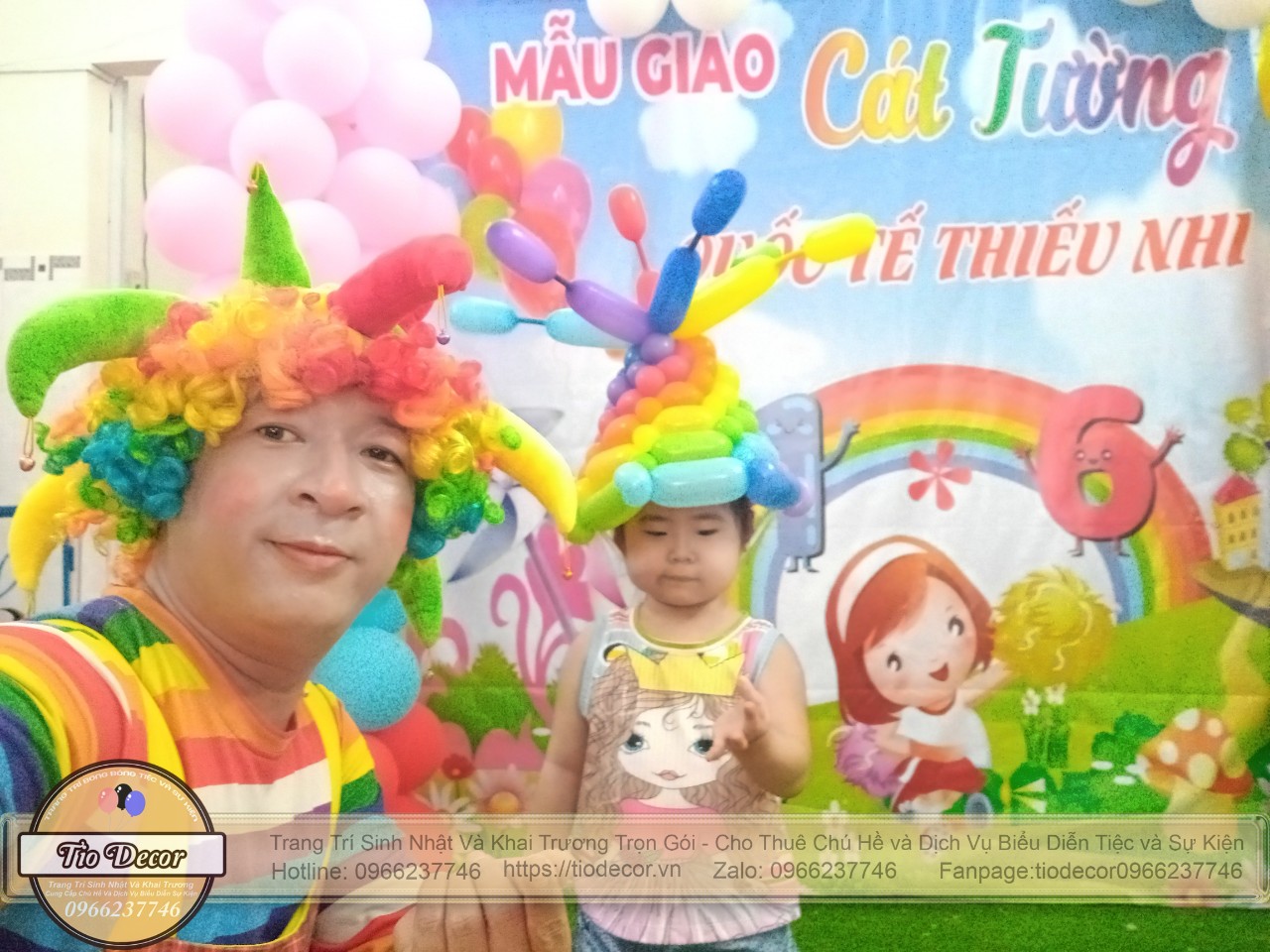  chú hề dẫn chương trình,tạo hình bong bóng